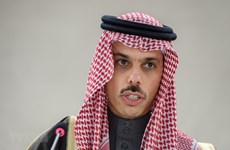 范平明与沙特阿拉伯外交大臣费萨尔通电话