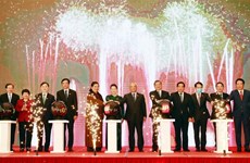 越南国会主席阮氏金银出席2020年AIPA主席年电子门户网站和标志发布仪式