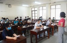 岘港市参加第二阶段高中毕业考试的所有考生新冠病毒检测结果均呈阴性