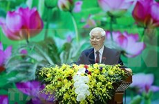 越共中央总书记、国家主席阮富仲致信祝贺水文气象传统日75周年