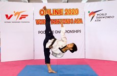 越南运动员范国越夺得2020年亚洲跆拳道锦标赛铜牌