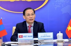 第九次越南-蒙古国外交部副部长级政治磋商以视频方式进行