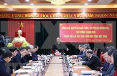 越南政府总理阮春福：和平省应更好地发挥与首都河内接壤的地理优势