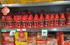 澳大利亚各家超市货架上摆满越南货物