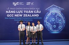 25名越南学生荣获新西兰的全球能力证书