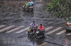 越南北部和中部以北地区今明出现雷雨天气 或将伴随闪电、冰雹
