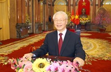 越共中央总书记、国家主席阮富仲：发挥民族力量 凝聚向上意志