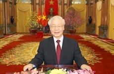 外国领导人继续发来贺电和贺信祝贺越共中央总书记、国家主席阮富仲
