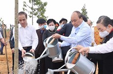 阮春福总理出席宣光省2021辛丑年春季植树节启动仪式