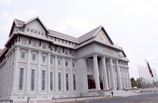 越南向老挝移交新的国会大厦项目  为老挝第九届国会第一次会议提供服务