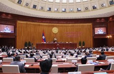 老挝第九届国会第一次会议在万象开幕