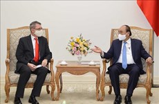  越南政府总理阮春福会见奥地利驻越大使      