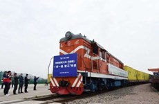 中国湖南直达东盟国际货运班列首发