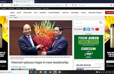 南非《比勒陀利亚新闻报》：越南人对新领导班子给予厚望