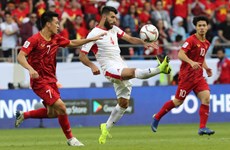 越南国家足球队将与约旦队进行友谊赛