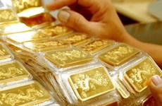 28日上午越南国内市场黄金价格每两接近5600万越盾