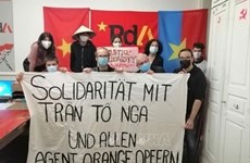 瑞士劳动党声援越南橙毒剂/二恶英受害者  