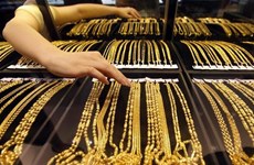 5月25日上午越南国内市场黄金价格下降8万越盾