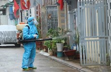 26日中午越南新增40例本土病例 为北江省高风险区的19万名工人和群众进行快速检测