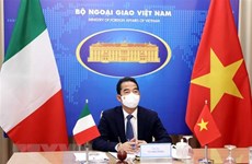 第三次越南-意大利外交部副部长级政治磋商以视频方式召开