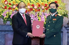  阮新疆上将担任越南人民军总参谋长一职