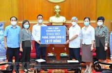 韩国晓星(越南)有限公司向越南防疫工作捐赠防疫资金