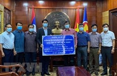 老挝为越南新冠肺炎疫情防控提供援助