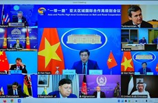 越南外长裴青山出席“一带一路”亚太区域国际合作高级别会议