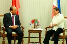 越南领导人致电菲律宾领导庆祝两国建交45周年