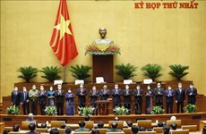 越南第十五届国会第一次会议新闻公报（第一号）