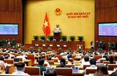 越南第十五届国会第一次会议新闻公报（第四号）