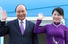 越南国家主席阮春福启程对老挝进行正式友好访问