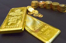8月13日上午越南国内黄金价格超过5700万越盾