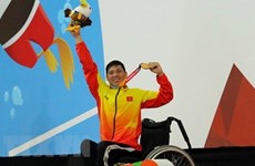 2020年东京残奥会：越南残疾人运动员开始参加游泳赛项的角逐