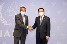 国会主席王廷惠会见国际原子能机构总干事格罗西