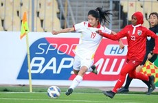 2022年女足亚洲杯预选赛：越南女足16-0完胜马尔代夫队