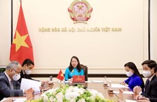 越南国家主席武氏映春与尼日利亚副总统耶米·奥辛巴乔通电话
