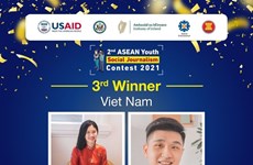 越南大学生在东盟青年记者大赛获得三等奖