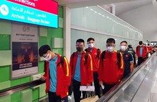 2022年卡塔尔世界杯亚洲区预选赛12强赛：越南队抵达阿联酋为迎战中国队做好准备