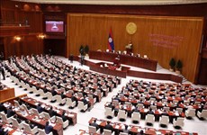 老挝第九届国会第二次会议召开