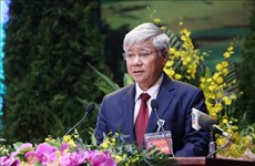 越南祖国阵线中央委员会主席杜文战致信祝贺高台教创立97周年