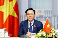 越南国会主席王廷惠向罗马尼亚参议院议长和众议院议长致国庆贺信