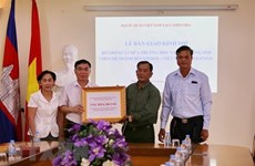 越南Agribank支持柬埔寨高棉-越南协会分会驻地建设