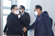 越南国会主席王廷惠抵达首尔 开始对韩国进行正式访问