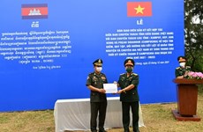 签署寻找在柬埔寨牺牲的越南烈士遗骨的合作协议