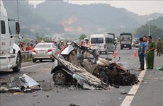 2022年元旦假期三天越南全国交通事故三项指数下降