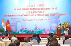 国家副主席武氏映春出席越印建交50周年纪念活动