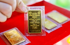 1月6日上午越南国内黄金价格下降10万越盾