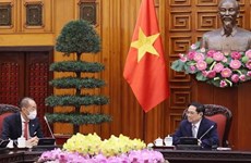 越南政府总理范明政会见世卫组织西太平洋地区主任葛西健
