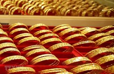 1月13日上午越南国内黄金价格上涨10万越盾